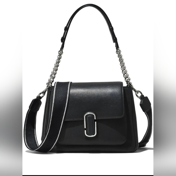 MARC JACOBS The J Marc Chain Satchel in Black - MSRP...